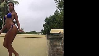 hot latina twerks and shakes her ass