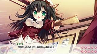 Pretty girl with big boobs has funny moment and battle in her love time