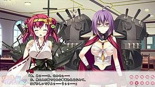 Pretty girl with big boobs has funny moment and battle in her love time