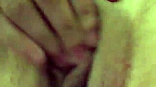 using vibrator on her dry pussy lips feels so good