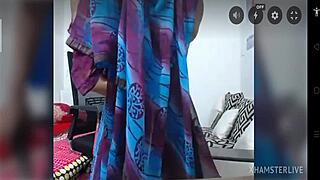 maisa cam girl boobs in saree
