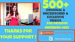 Super Hot Teen 18+ in Lingerie Dancing, Teasing with Every Move