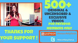 Super Hot Teen 18+ in Lingerie Dancing, Teasing with Every Move