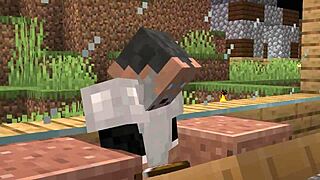 Spiderman Pounds Mariano Rajoy Hard in Minecraft Cosplay