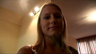 Dirty Blonde Craves Cum on Her Ass