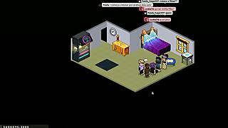 Gay suruba in Habbo chat