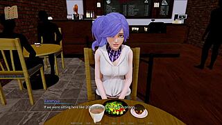 exploring harem hotel game episode 204 with anime characters in a hotel setting