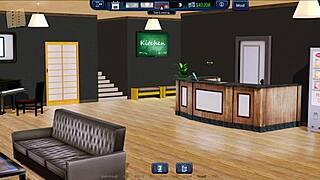 exploring harem hotel game episode 204 with anime characters in a hotel setting