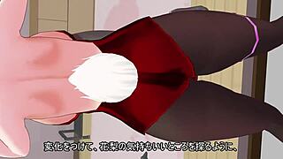 bunny girl cosplay, do me harder from behind!