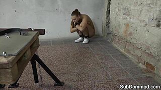 Pussyfucked Babe Surrenders to Rough Maledom Control!