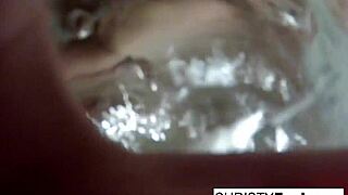 sexy christy mack prepares in the makeup room, taking a bath and masturbating her pussy with big tits and tattoos