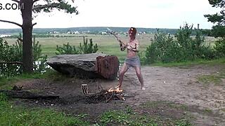 Outdoor Mature Amateurs In Stone Age?