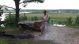 Outdoor Mature Amateurs In Stone Age?