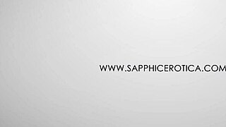 seductive pals enjoy sensual lesbian fingering 😍