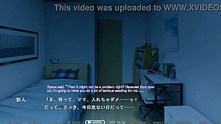 Bunny’s Mama in Daikou Service Route2 Scene8. Subtitled Anime Action Hints at Forbidden Desires.