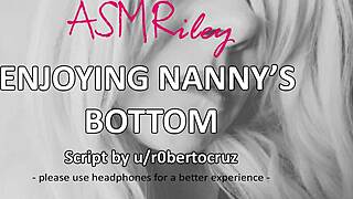enjoying the nanny's naughty bottom in erotic audio 😈