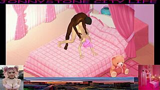 jonnystone meets fun pink woman in custom adventure