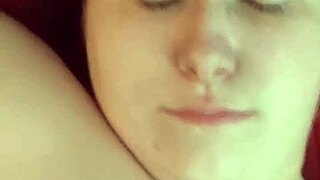 amateur babe gets face drenched in sticky cum load