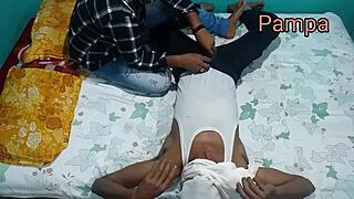 Step Brother Pounds Hard with Hindi Audio in Wild Fuck