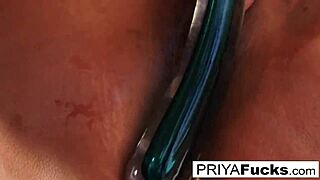 Busty Milf Goddess Priya Rai Teases with Big Tits in Solo Play