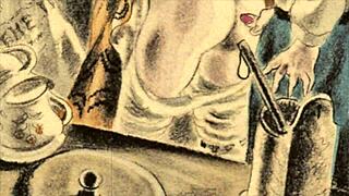 Exploring vintage erotic illustrations together 📜