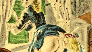 Exploring vintage erotic illustrations together 📜