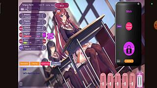 Anime Training Game in Outdoor Public Setting