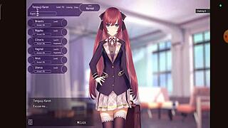 Anime Training Game in Outdoor Public Setting