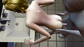 Alien Monster Fucks Hentai Girl Until Exhaustion