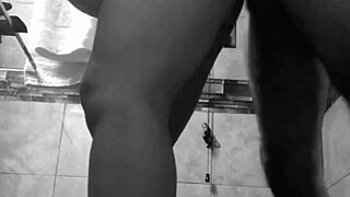 Latina Couple's Quick Fuck In Bathroom.