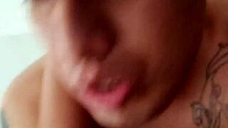 Morena takes anal and swallows cum