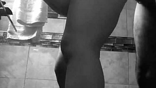 Latina Couple's Quick Fuck In Bathroom.