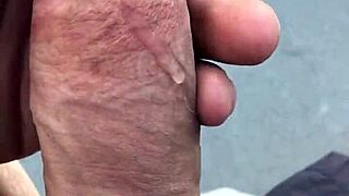 Feeling the intense heat with slobberpuss's mature tits on this hot day