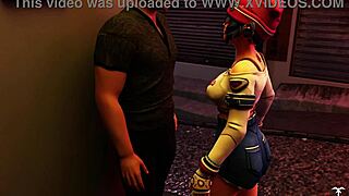 Kiriko From Overwatch Offers A Blowjob To A Random Guy!