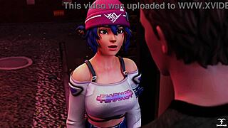 Kiriko From Overwatch Offers A Blowjob To A Random Guy!