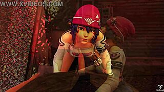 Kiriko From Overwatch Offers A Blowjob To A Random Guy!