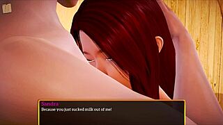 Man, this cartoon redhead rides a monster cock in My New Family!