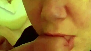 the big cock is worshiped with intense blowjob in this scene