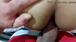 enjoying anal with wife's tasty ass in amateur video