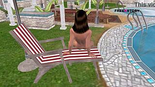 Animated 3D Cartoon Porn Video with Cute Girl