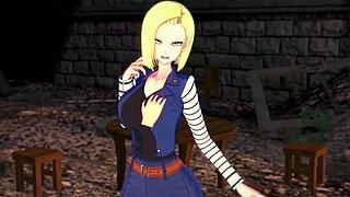 Android 18 Sucks and Fucks in Wild POV Dragon Ball Z Scenes