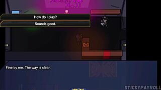 SILVER-HAIRED BABE INTENSELY FUCKS IN ANIME COSPLAY HENTAI GAME PART 4