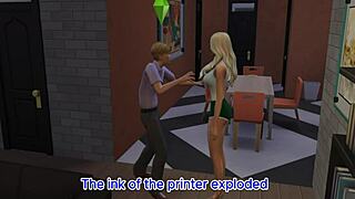 Grandpa shouts, 'What a wild visit this is!'