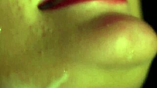 FEISTY IDOL GETS CUM LOAD ON HER FACE SUCKING ALL THE JIZZ!