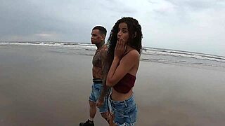 Manoella Fernandes Strips Everything Off on Itanhaém Beach in Public