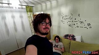 Real Amateur Receives Facial After Tricked Blowjob