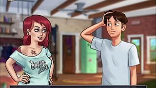 Summertime Saga 64 slams with hardcore hentai ass action