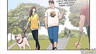 ebony hentai babe does sexercise yoga workout chapter 8 😏💪