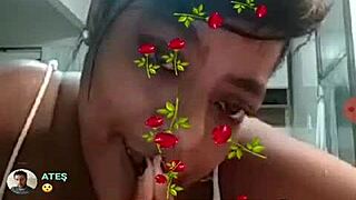 brazilian bbw teases with big tits and fat ass webcam!