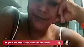 brazilian bbw teases with big tits and fat ass webcam!